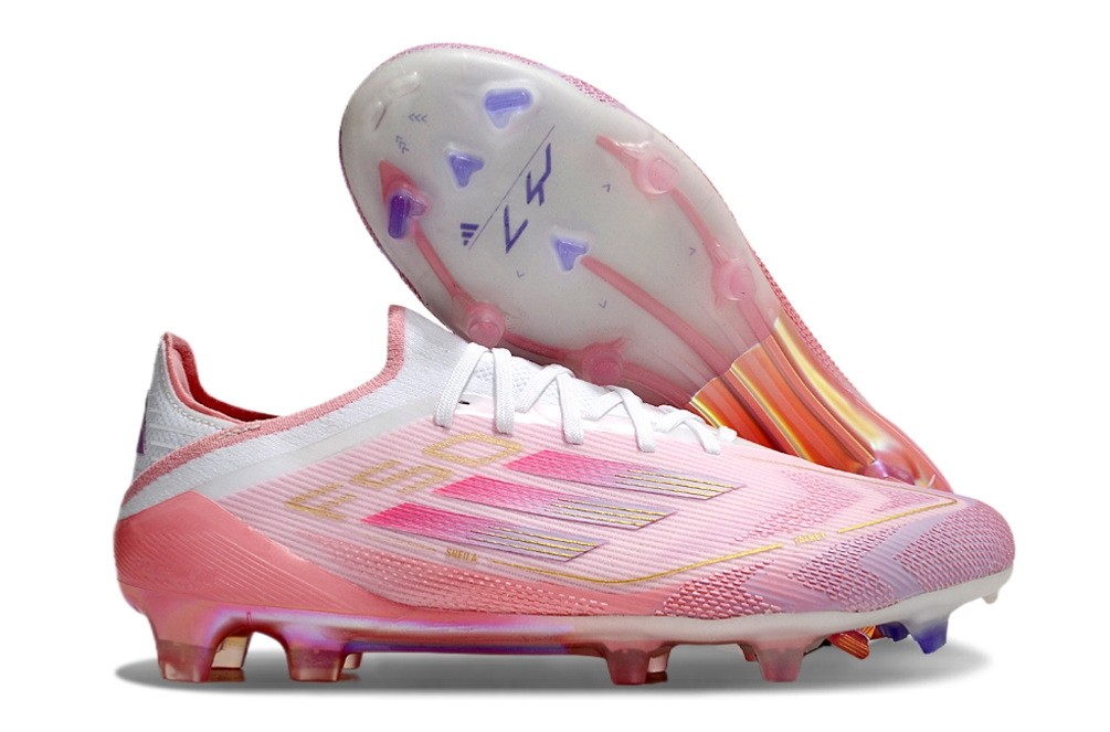 Adidas F50 Elite FG With Laces LY304 Pack - Clear Pink/Purple Glow