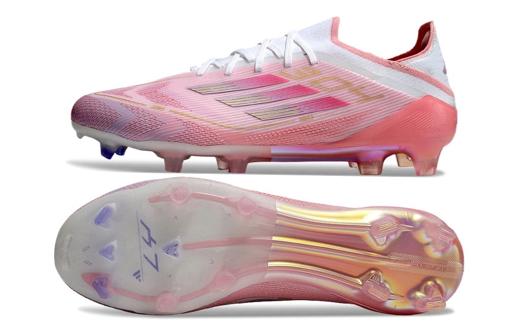 Adidas F50 Elite FG With Laces LY304 Pack - Clear Pink/Purple Glow