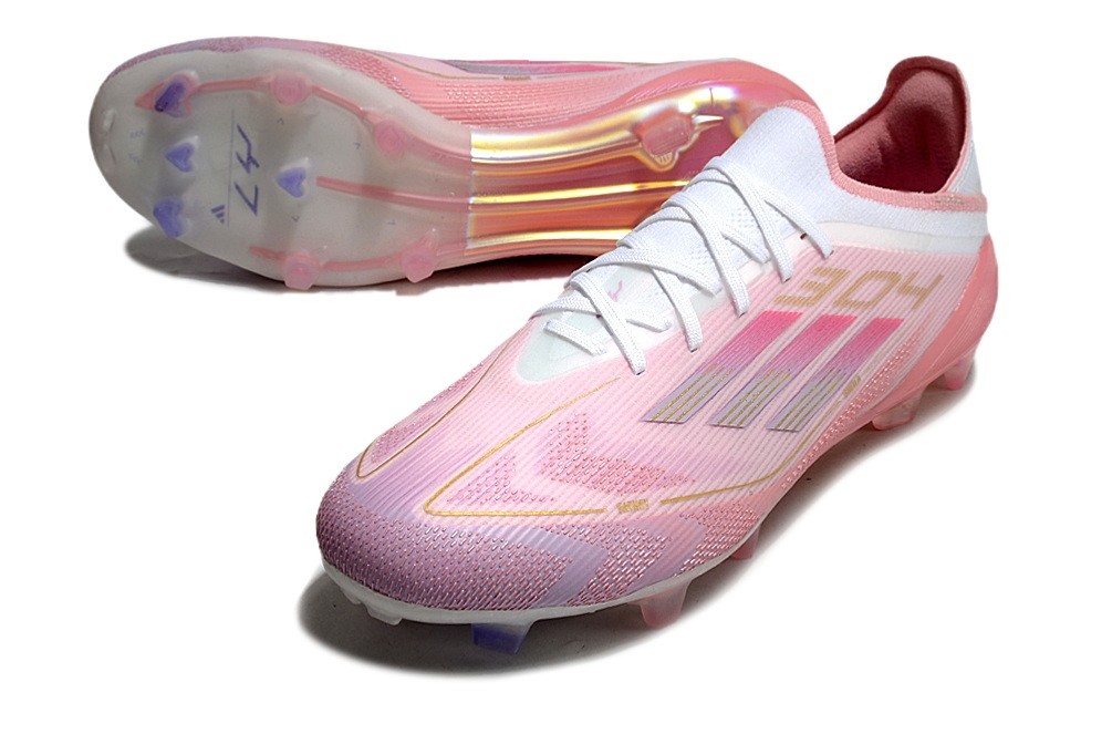 Adidas F50 Elite FG With Laces LY304 Pack - Clear Pink/Purple Glow