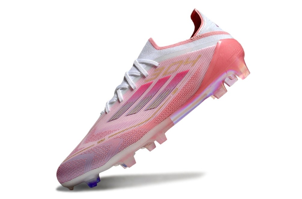 Adidas F50 Elite FG With Laces LY304 Pack - Clear Pink/Purple Glow