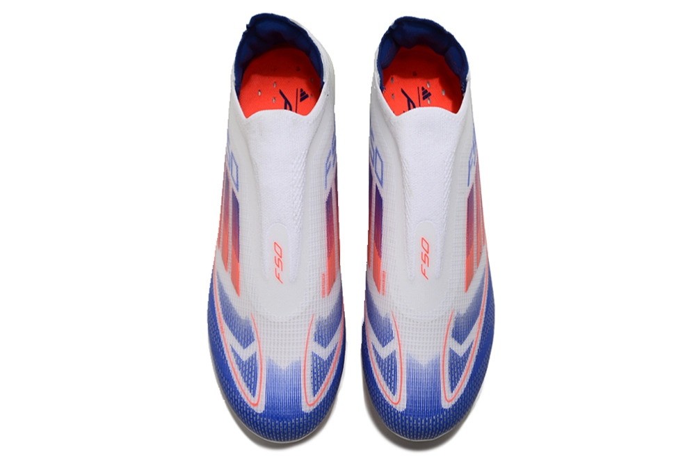 Adidas F50 Elite Laceless FG Advancement - White/Blue/Red