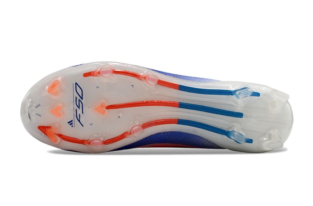 Adidas F50 Elite Laceless FG Advancement - White/Blue/Red