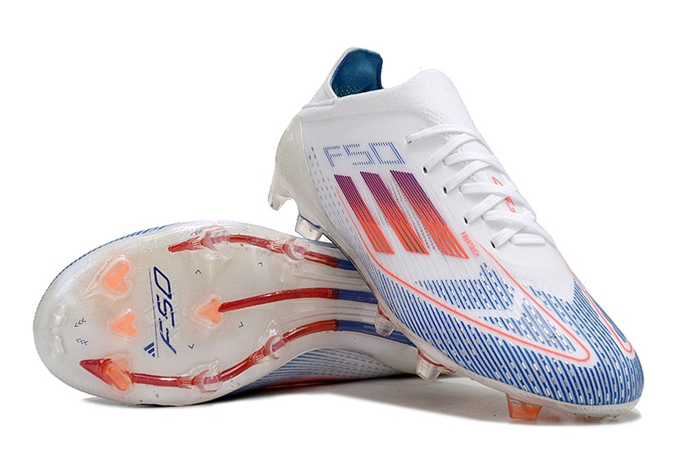 Adidas F50 Elite FG 2024 Advancement Pack - White/Solar Red/Lucid Blue