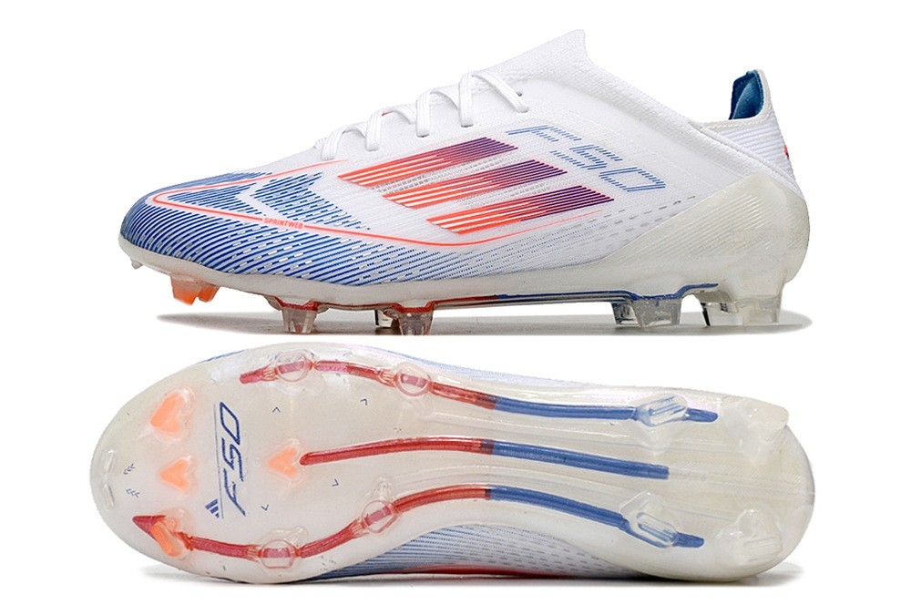 Adidas F50 Elite FG 2024 Advancement Pack - White/Solar Red/Lucid Blue