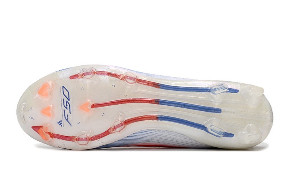 Adidas F50 Elite FG 2024 Advancement Pack - White/Solar Red/Lucid Blue