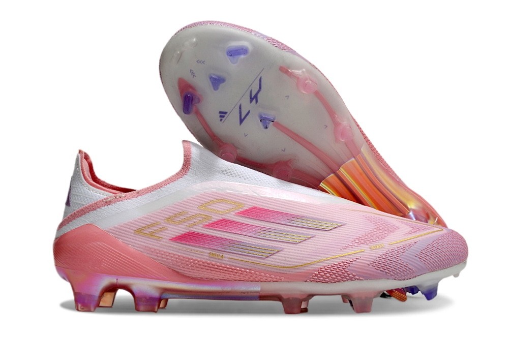 Adidas F50 Yamal LY304 Elite Laceless FG - Pink/Purple Glow 