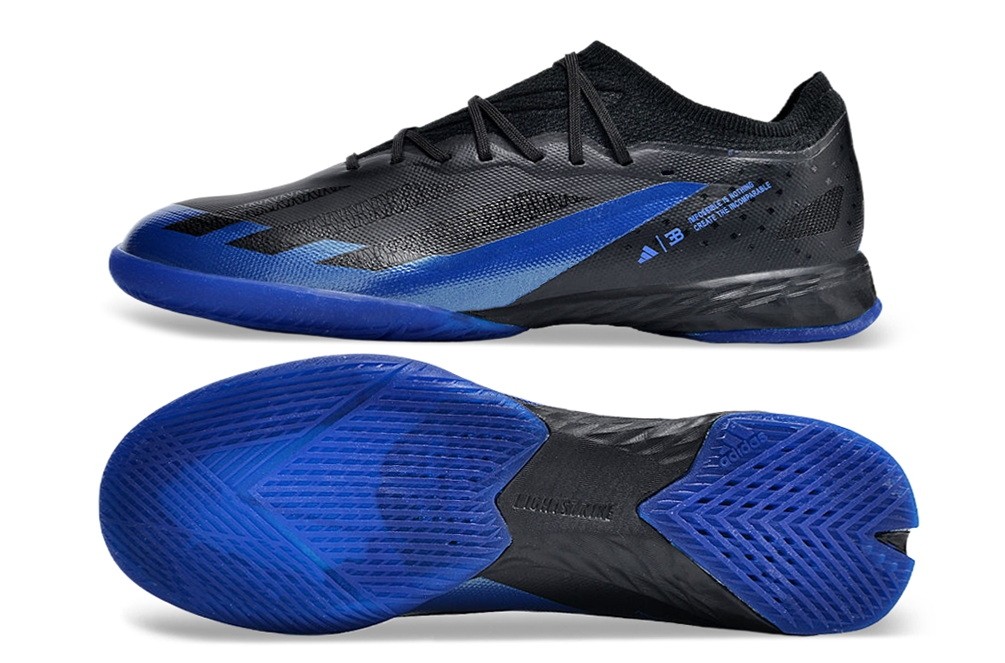 Adidas X Crazyfast.1 Bugatti IC Indoor Cleats - Black/Blue