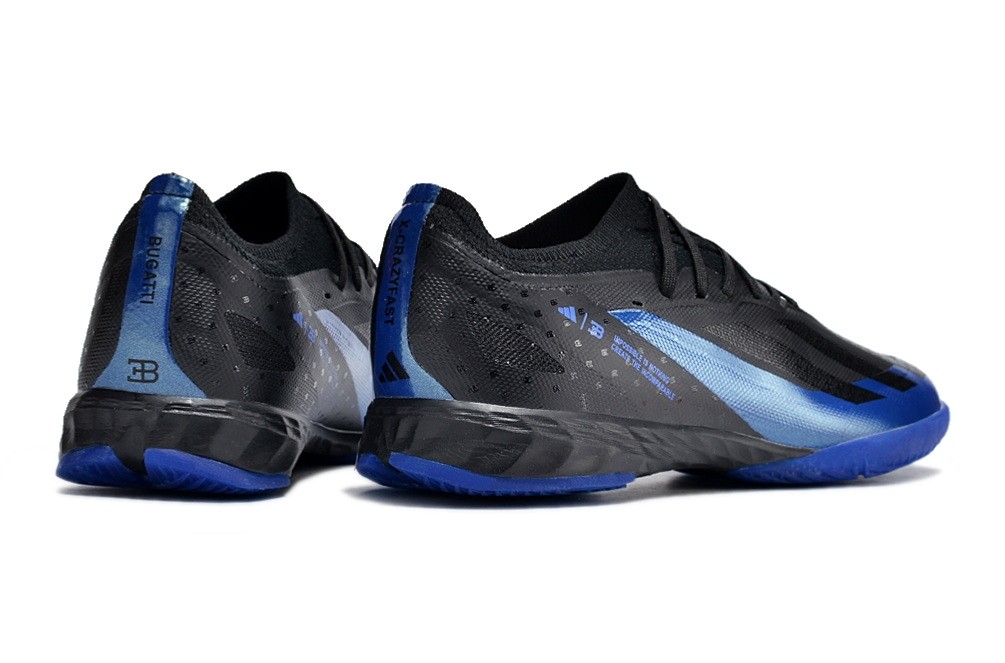 Adidas X Crazyfast.1 Bugatti IC Indoor Cleats - Black/Blue