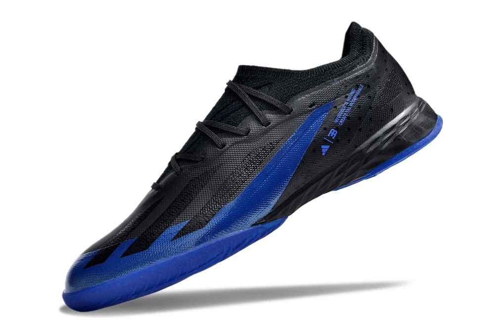 Adidas X Crazyfast.1 Bugatti IC Indoor Cleats - Black/Blue