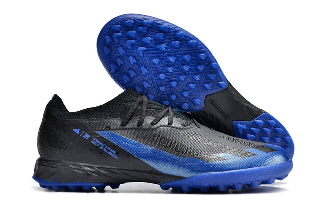 Adidas X Crazyfast.1 Bugatti TF Turf - Black/Bugatti Blue