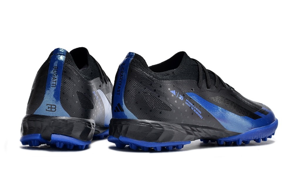 Adidas X Crazyfast.1 Bugatti TF Turf - Black/Bugatti Blue