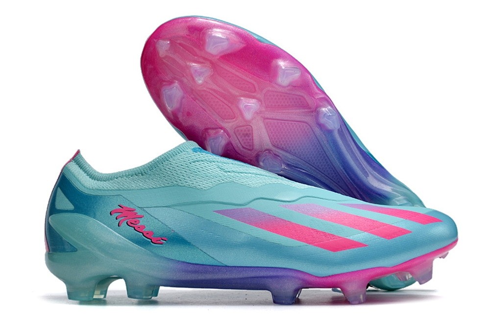 Pink Blue Adidas Soccer Cleats  Mica Powder Chameleon Epoxy Resin