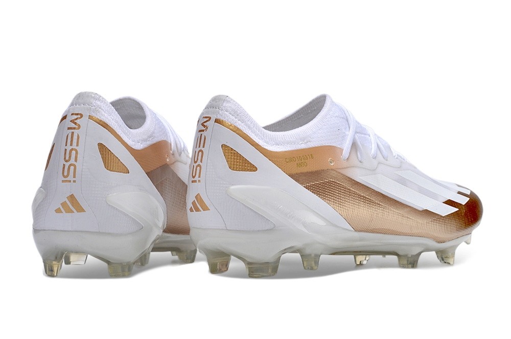 Adidas X Crazyfast.1 Messi El Ocho Elite FG - White/Gold