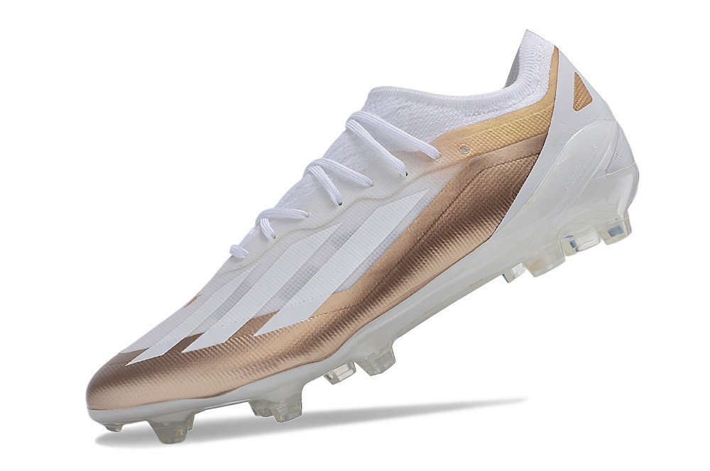 Adidas X Crazyfast.1 Messi El Ocho Elite FG - White/Gold