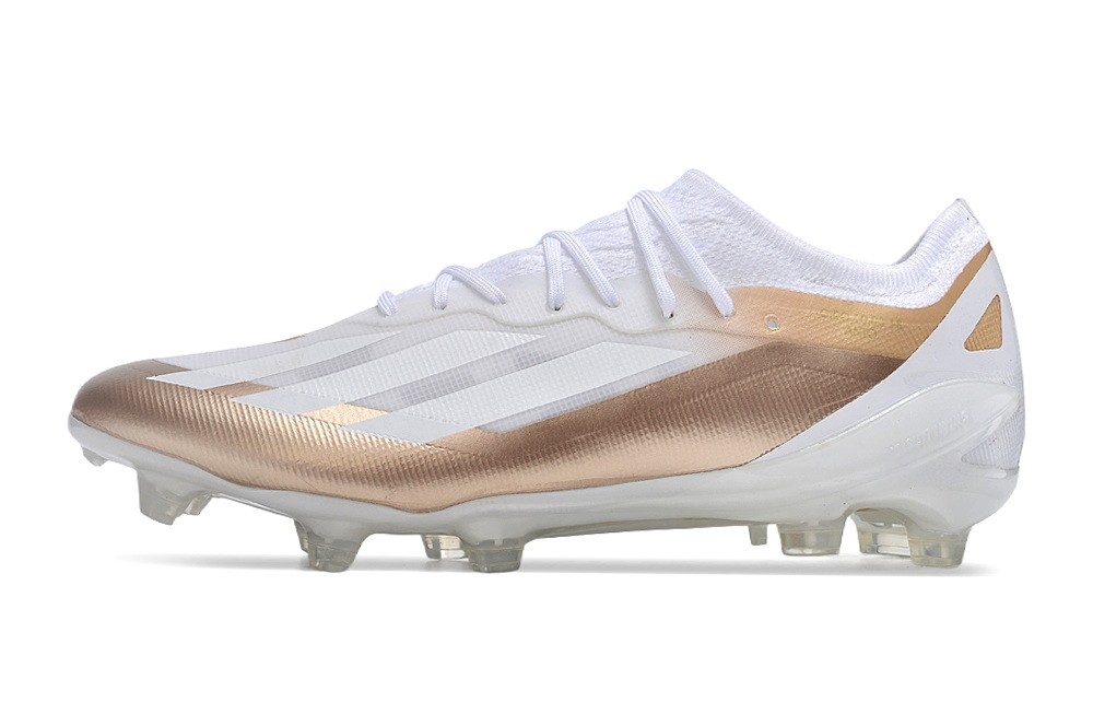 Adidas X Crazyfast.1 Messi El Ocho Elite FG - White/Gold