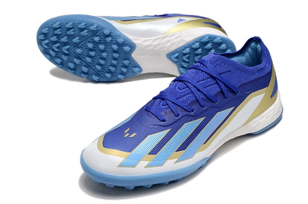 Adidas X Crazyfast.1 Messi TF Turf Spark Gen10s - Blue/White