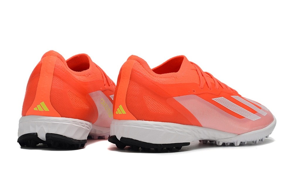 Adidas X Crazyfast.1 TF Turf Cleats Energy Citrus Pack - Solar Red/White