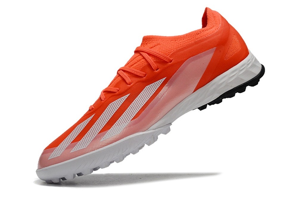 Adidas X Crazyfast.1 TF Turf Cleats Energy Citrus Pack - Solar Red/White