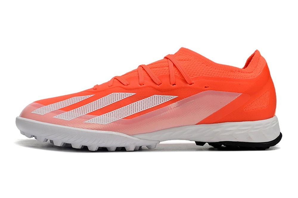 Adidas X Crazyfast.1 TF Turf Cleats Energy Citrus Pack - Solar Red/White