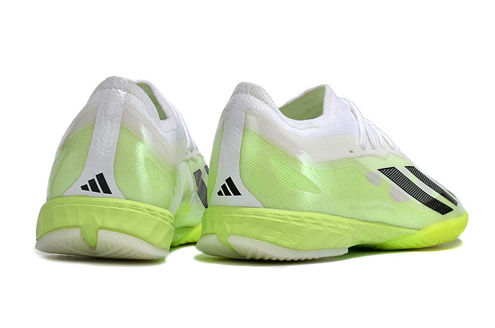 Adidas X Crazyfast.1 IC Indoor - White/Core Black/Lucid Lemon