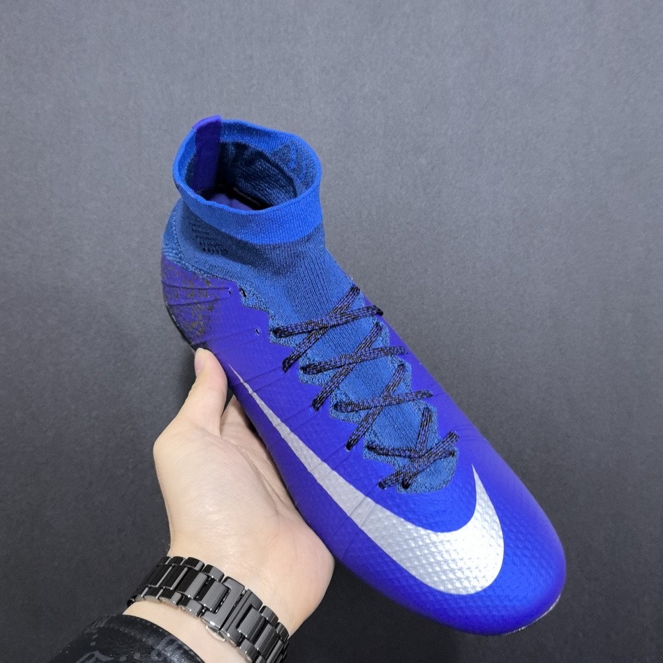 Nike Mercurial Superfly IV CR7 Chapter 2 Natural Diamond FG - Royal Blue/Black/Metallic Silver