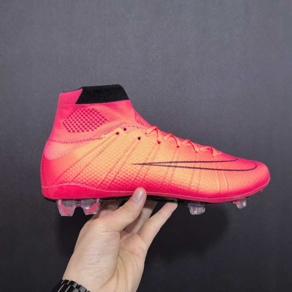 Nike Mercurial Superfly IV FG Soccer Cleats - Hyper Pink/Black