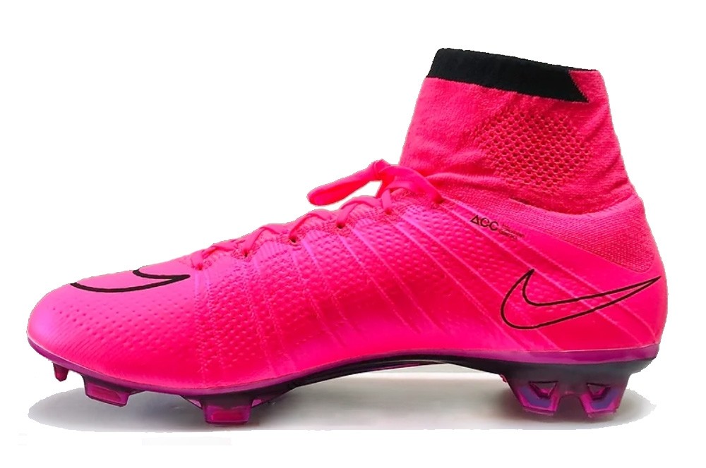 Nike Mercurial Superfly IV FG Soccer Cleats - Hyper Pink/Black