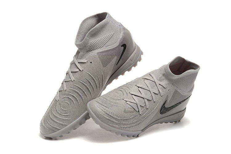 Nike Phantom Luna 2 Rising Gem Elite TF Turf Soccer Cleats - Grey/Black