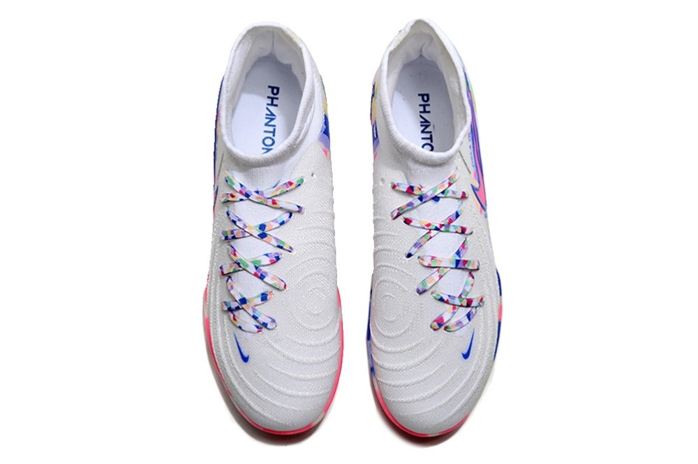 Nike Phantom Luna 2 So Cal Disruption Elite TF Cleats - White/Blue/Pink