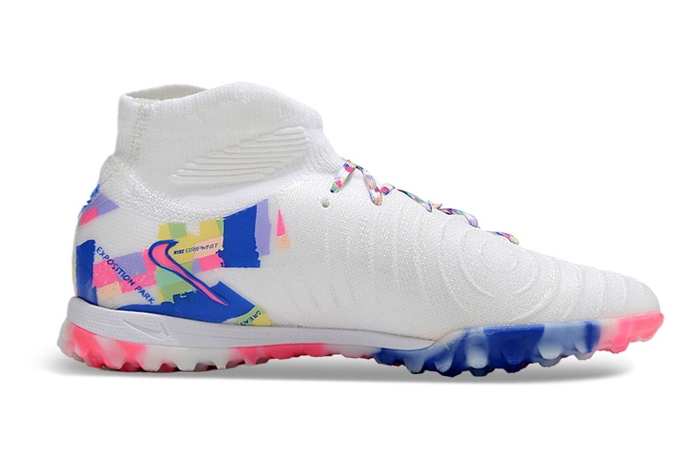 Nike Phantom Luna 2 So Cal Disruption Elite TF Cleats - White/Blue/Pink