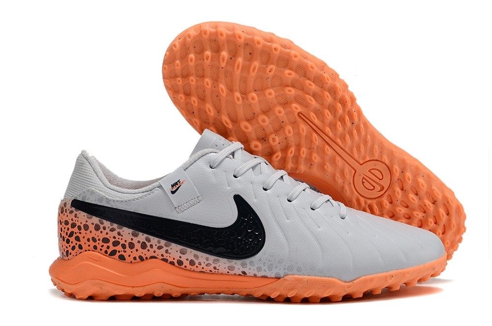 Nike Tiempo Legend 10 Pro Turf TF Safari - Grey/Orange/Black