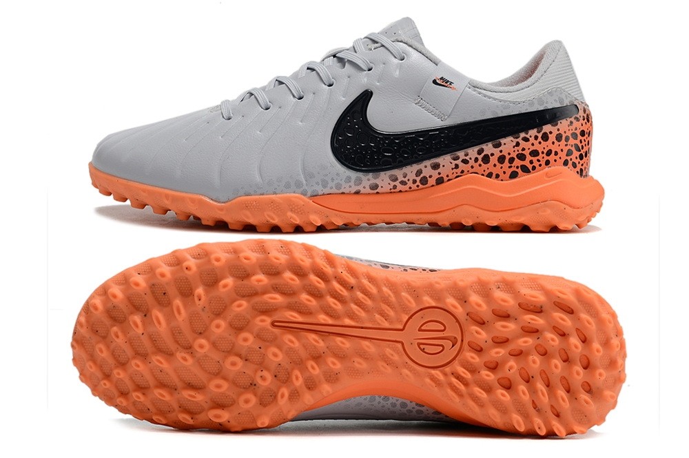 Nike Tiempo Legend 10 Pro Turf TF Safari - Grey/Orange/Black