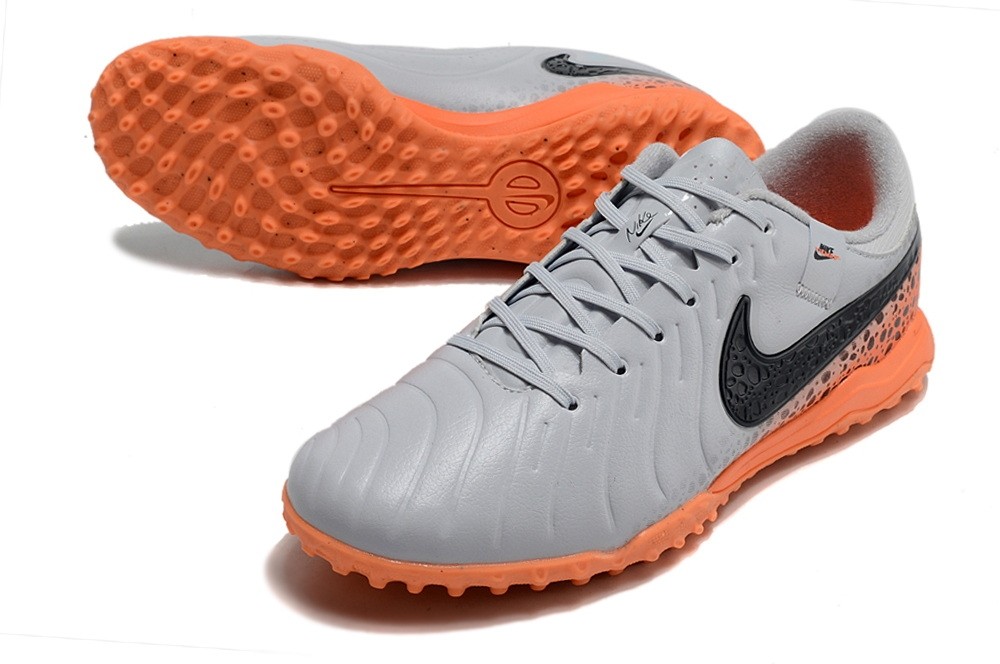 Nike Tiempo Legend 10 Pro Turf TF Safari - Grey/Orange/Black