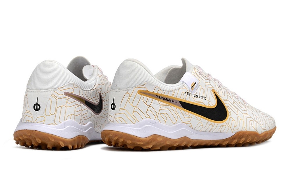 Nike Tiempo Legend 10 United Golden Pro TF - White/Metallic Gold