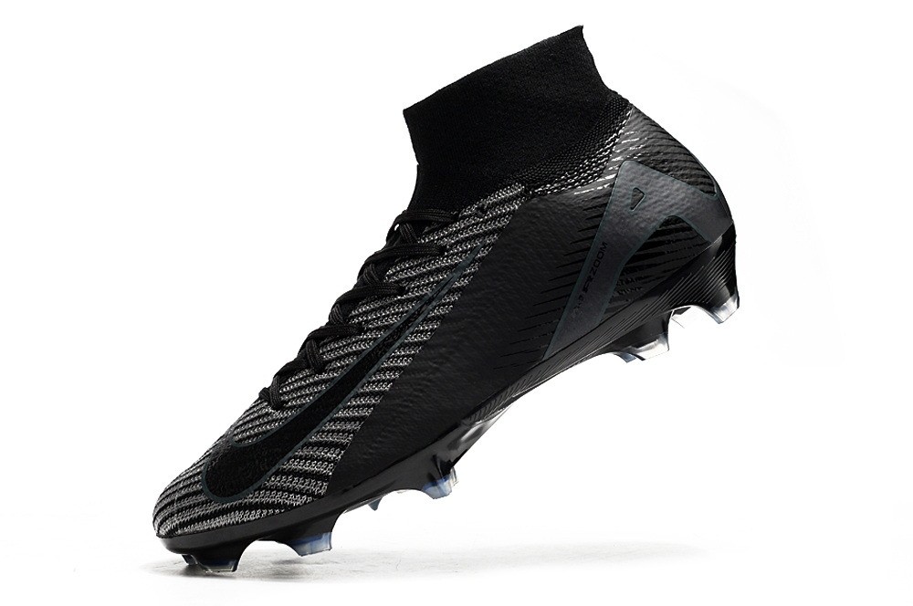 Nike Zoom Mercurial Superfly 10 Elite FG Shadow Blackout - Black/Grey