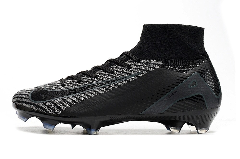 Nike Zoom Mercurial Superfly 10 Elite FG Shadow Blackout - Black/Grey