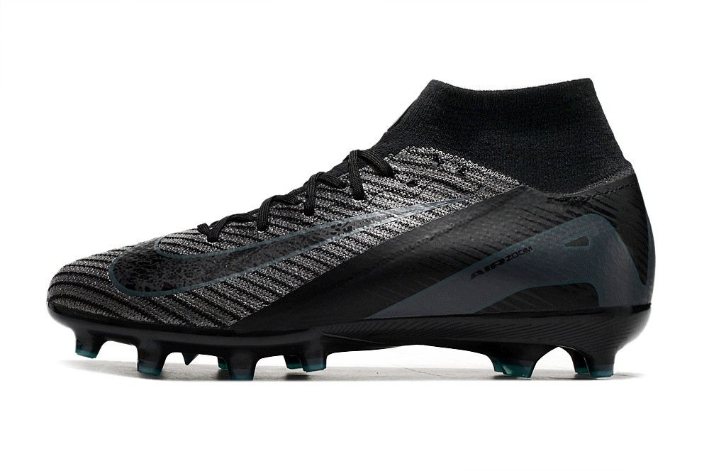 Nike Zoom Mercurial Superfly 10 Shadow Pack Elite AG Cleats - Black/Deep Jungle