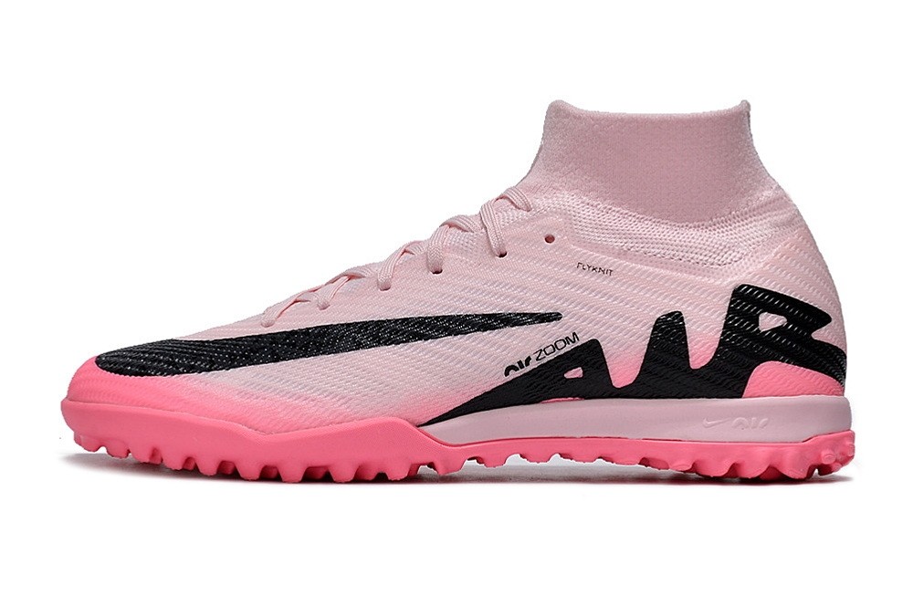 Nike Zoom Mercurial Superfly 9 TF Turf Mad Brilliance Cleats - Pink/Black