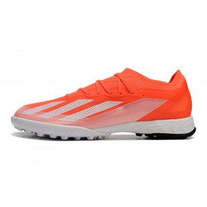 Adidas X Crazyfast.1 TF Turf Cleats Energy Citrus Pack - Solar Red/White