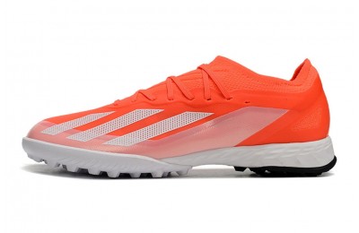 Adidas X Crazyfast.1 TF Turf Cleats Energy Citrus Pack - Solar Red/White