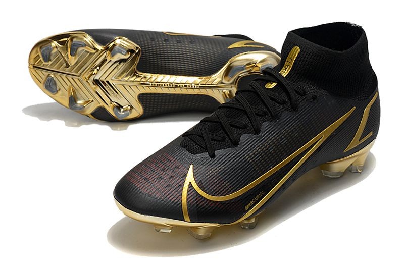 Exclusivo cascada Íncubo Shop the newest Nike Mercurial Superfly 8 Elite FG Elite Black Gold Soccer  Cleats