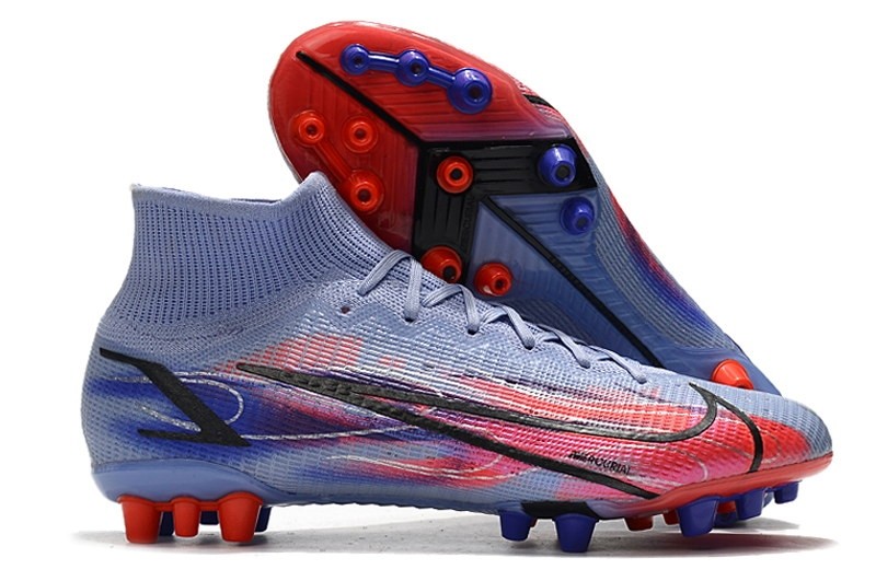 New Arrival Nike Mercurial Superfly 8 Elite AG Mbappe KM Flames Cleats ...