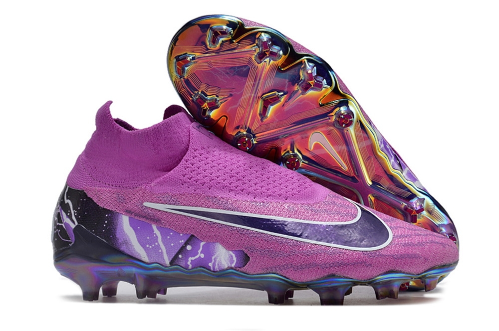 Nike purple football cleats best sale